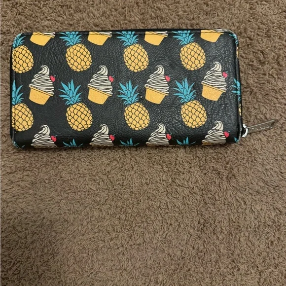 Disney Parks Loungefly Dolewhip Pineapple Wallet - Picture 3 of 8